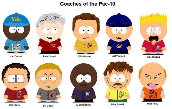 PAC Ten South Park Coaches