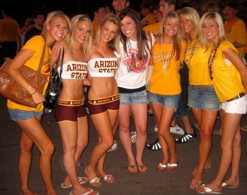 ASU ladies say cheese