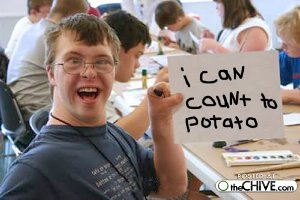 I can count to potato