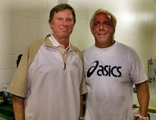 Steve Spurrier and Ric Flair