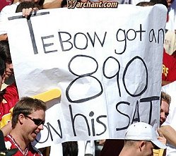 Tebow SAT