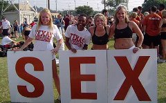 Texas Cheerleader Sex Sign