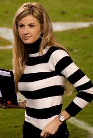 Erin Andrews striped shirt